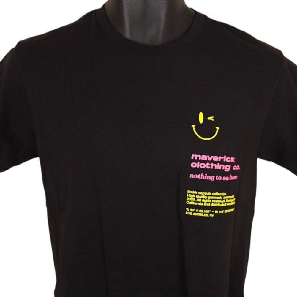 Maverick Crop Top T Shirt Womens Size Small Black Logan Paul Streetwear